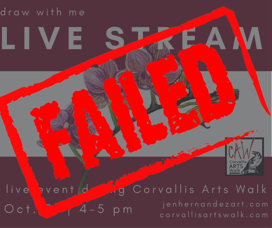 Draw with me Livestream FAIL!