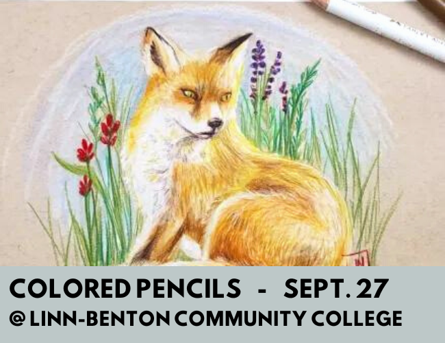 Colored Pencils at LBCC Fall 2022